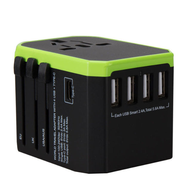 4 USB & 1 Type C Adapter