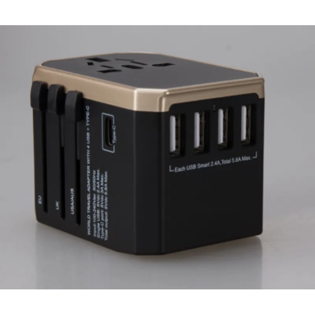 4 USB & 1 Type C Adapter