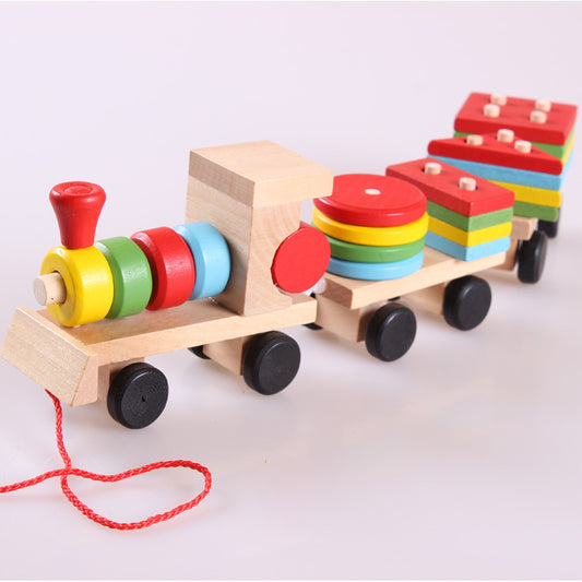 Children's Pazzle - Wooden Train Toy